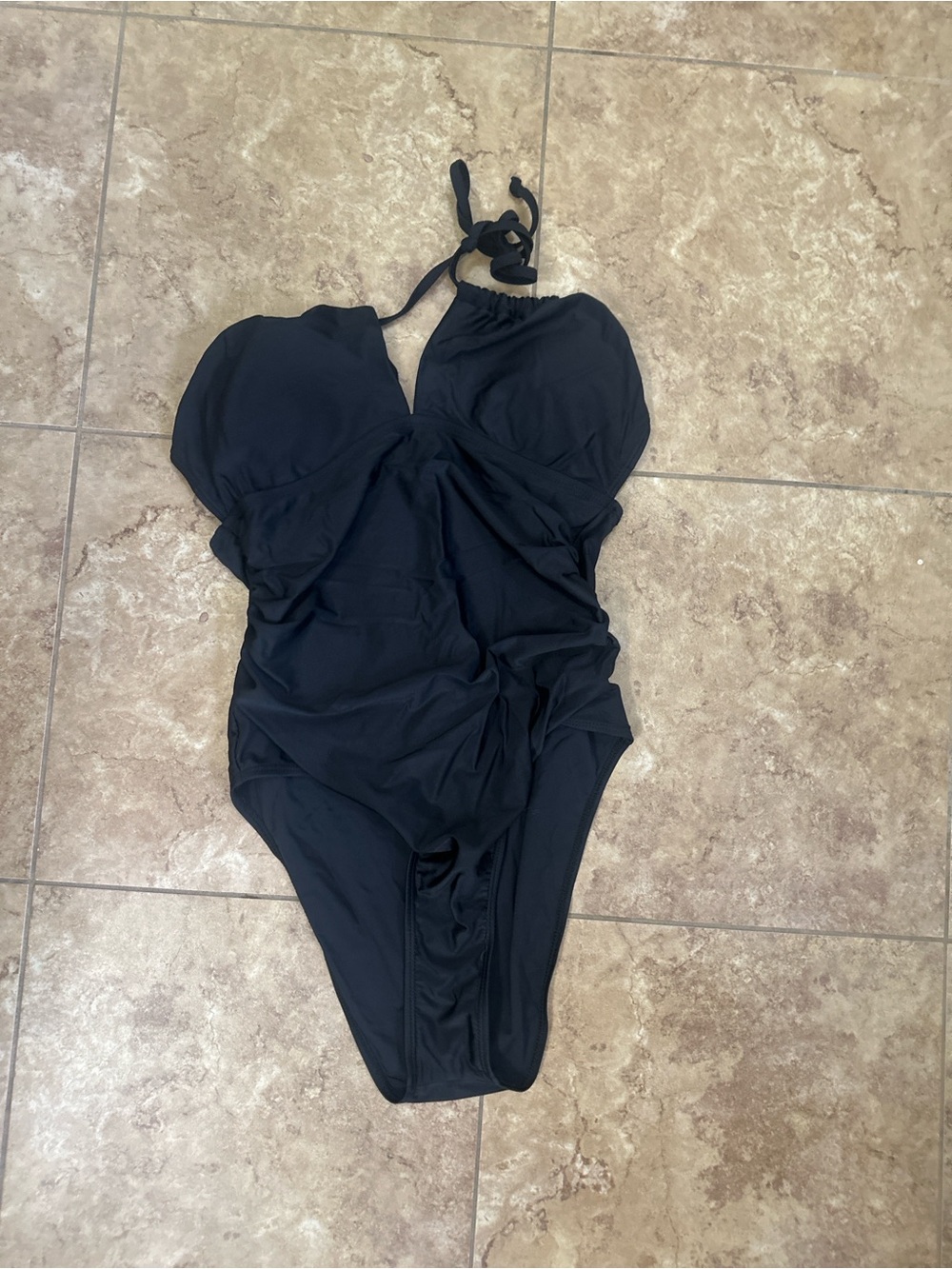 Classic Black womans medium One-Piece Swimsuit
